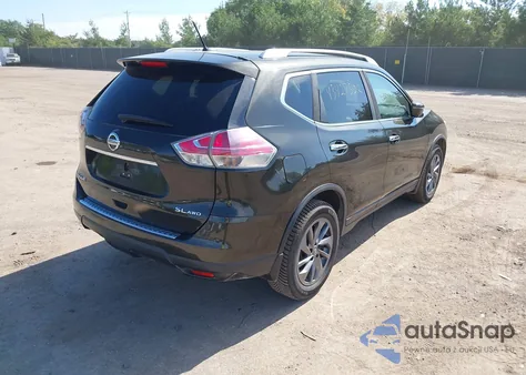 2016 Nissan Rogue Sl из США, поврежденный, VIN 5N1AT2MV0GC740827